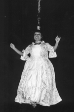 La Marina hanging by her hair